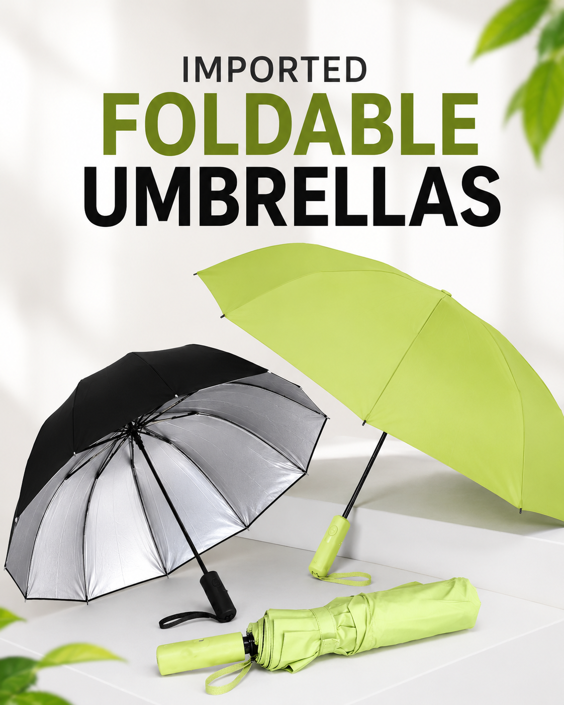 Premium Foldable Windproof Umbrellas
