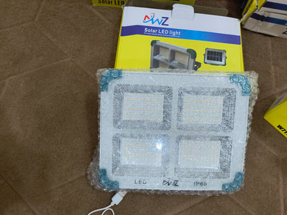 Rechargeable Work Light, 466 LED Outdoor Camping Lights 400W Portable Floodlight with Solar Panel, 5 Modes IP66 Waterproof, for Fishing, Hiking,...