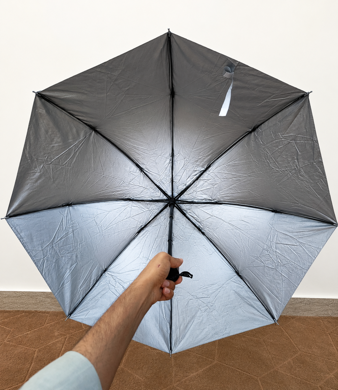Automatic Folding Umbrella | 8 Strong Rods | Double Cloth Coated | Windproof | UV Sun Protection | Large Size