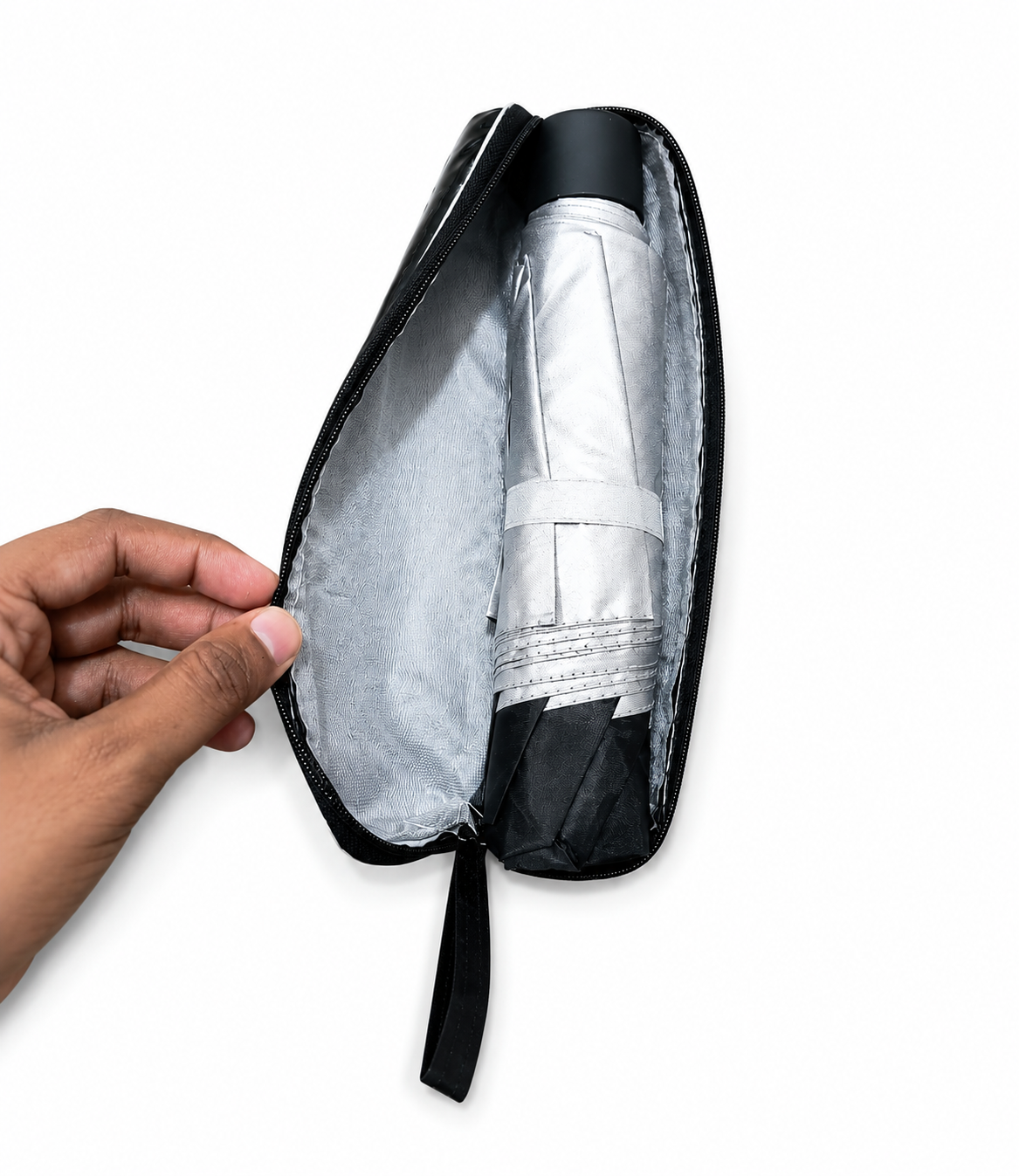 Automatic Folding Umbrella | 8 Strong Rods | Double Cloth Coated | Windproof | UV Sun Protection | Large Size
