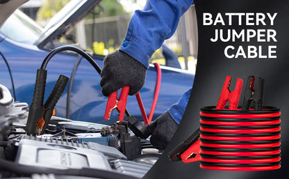 Jumper Cables for Car Battery, Heavy Duty Booster Cables for Jump Starting Dead or Weak Batteries (9-Feet)