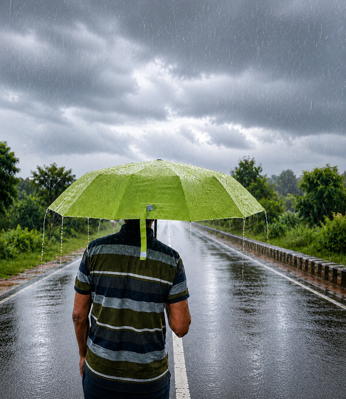 Automatic Folding Umbrella | 12 Strong Rods | Double Cloth Coated | Windproof | UV Sun Protection | Large Size